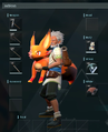 Player holding Foxsparks with Huggy Fire.