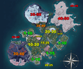 World area lvl zones (World mobs without bosses)